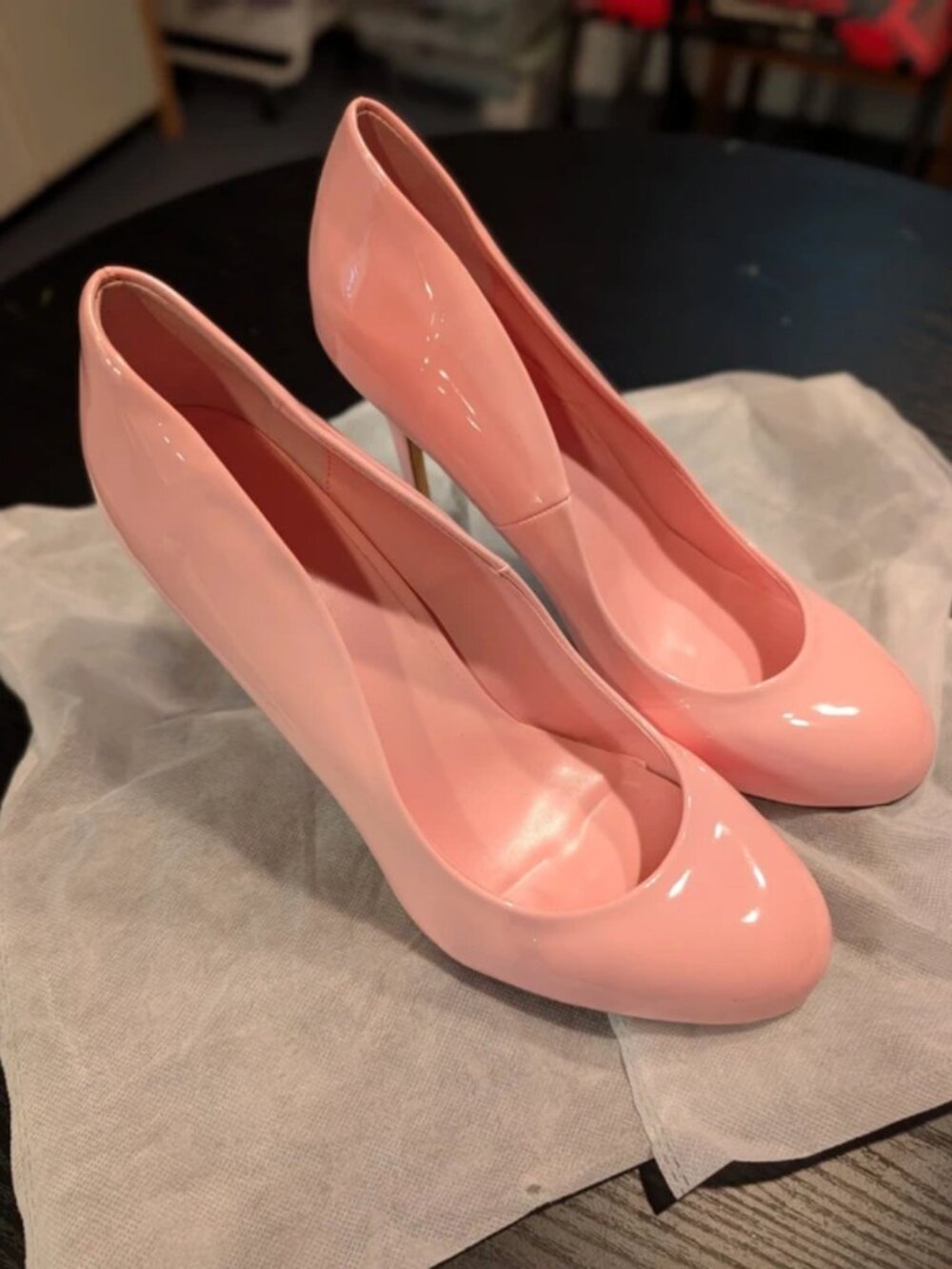 Cute pink high heels